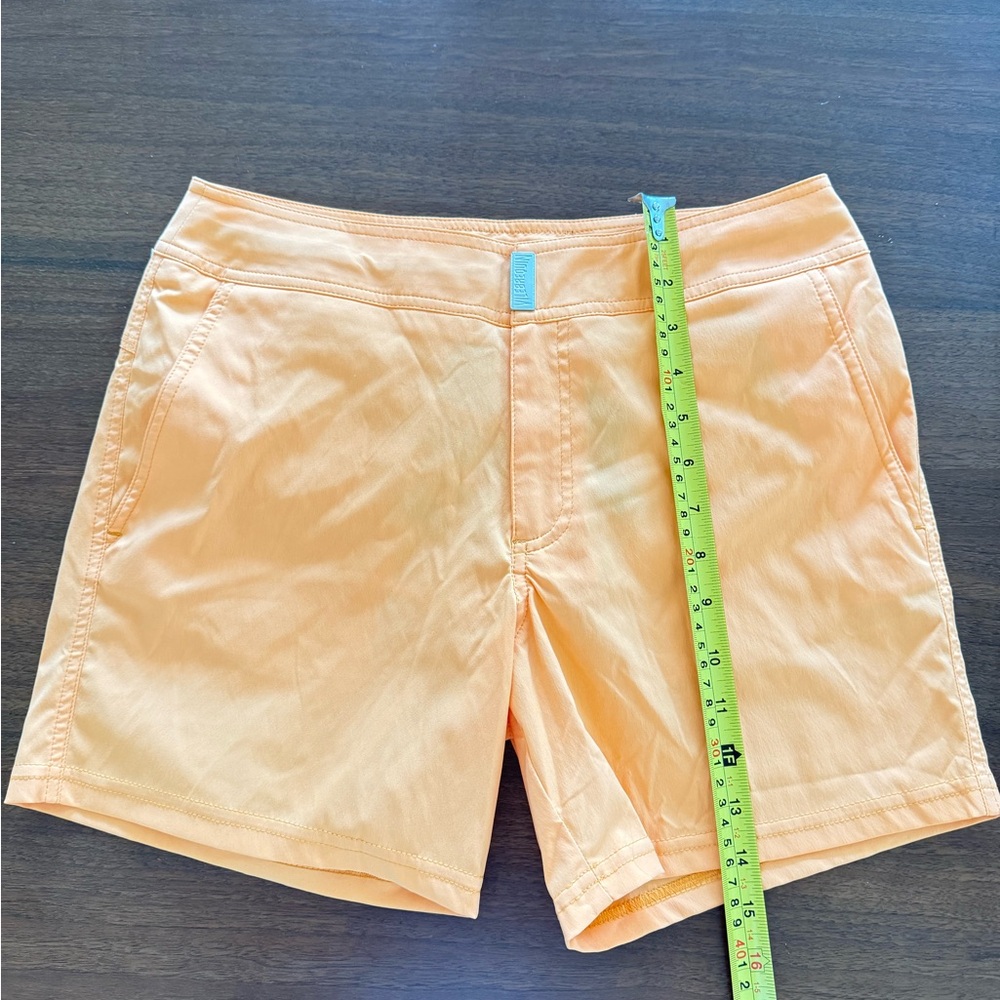 Vilebrequin Men's Swim Trunks in Soft Orange